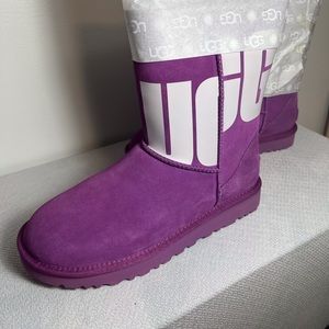 UGG Purple Sky Suede Boots